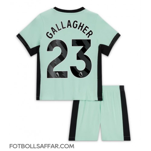 Chelsea Conor Gallagher #23 Tredje Dräkt Barn 2023-24 Kortärmad (+ Korta byxor)